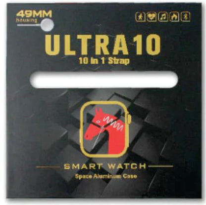 Watch Ultra 10 Smart Watch With 10 Straps