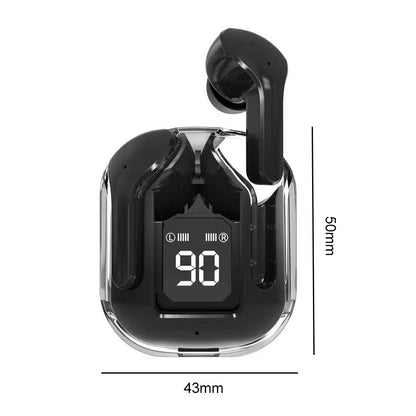 Air31 Earbuds Wireless Crystal Transparent Bluetooth 5.3 Air 31 Ear buds Wireless Headset Transparent Charging Case