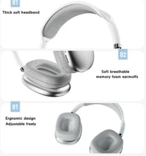 P9 Wireless Bluetooth Headphones With Mic Noise Cancelling Headsets Stereo Sound Earphones Sports Gaming Headphones Supports TF